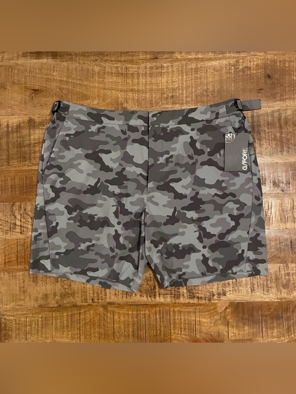 NWT G/FORE Tech Tab Camo Golf Shorts G4MS23B09A